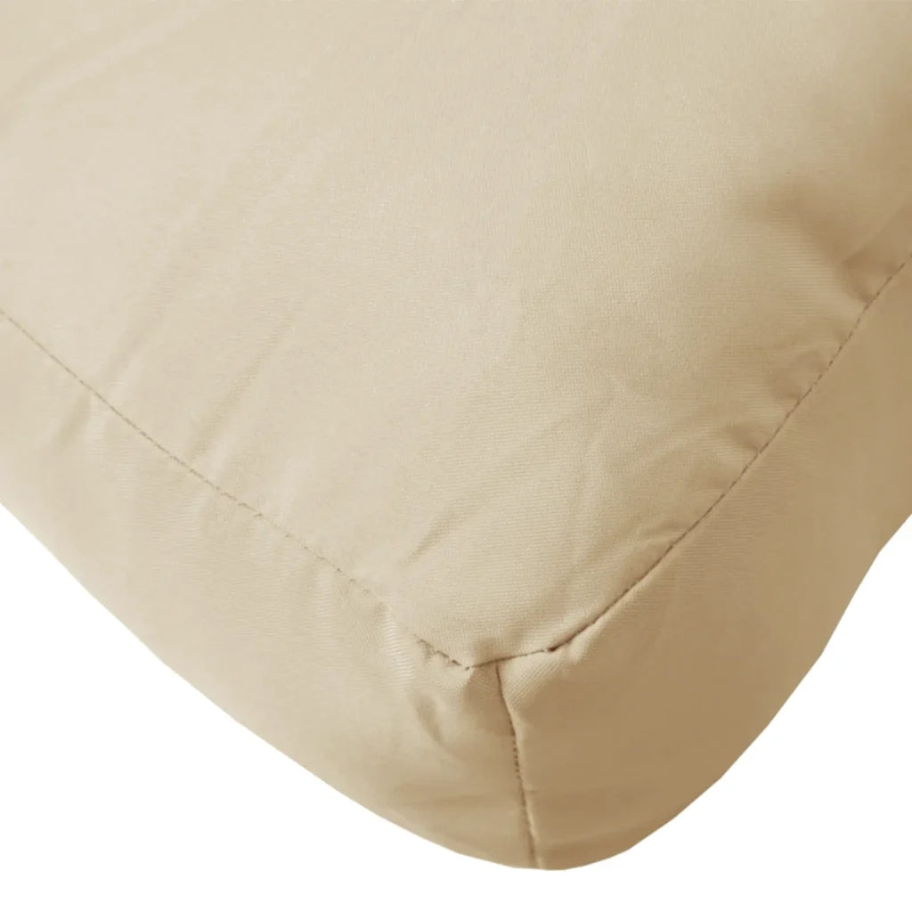 Cuscini per Pallet 3 pz Beige in Tessuto 360947