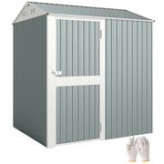 Casetta Attrezzi Giardino in Metallo ¨C Xylo ¨C 3,5 m2 Grigio Antracite 209x177x236 cm
