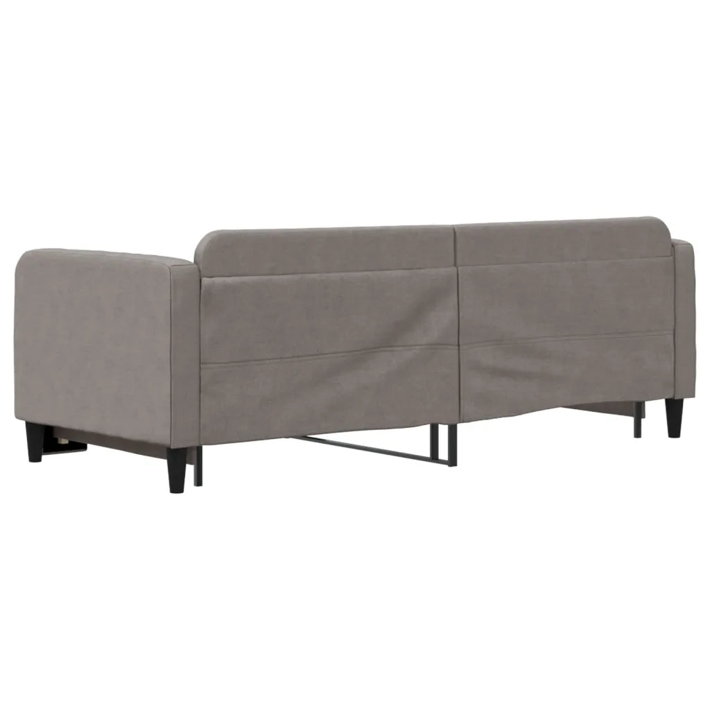 Divano Letto con Letto Estraibile Tortora 80x200 cm Tessuto 3196814