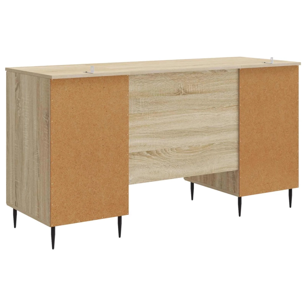 Scrivania | Tavolo da Ufficio Rovere Sonoma 142,5 x 50 x 75 cm Legno ingegnerizzato
