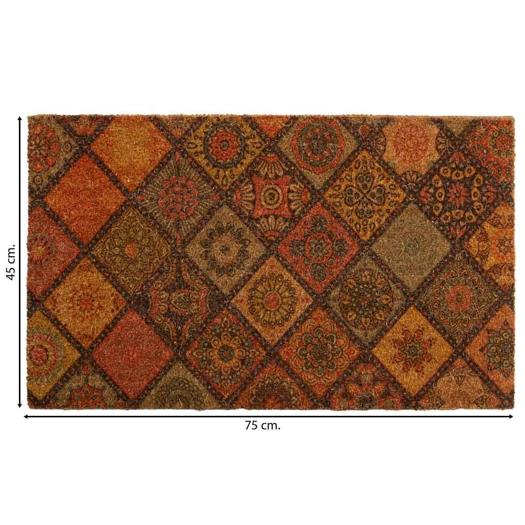 Zerbino in PVC stampato rosso 45x75