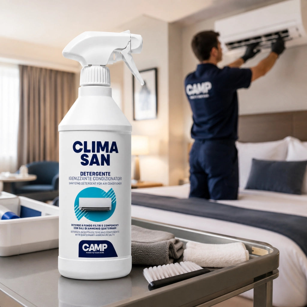 Camp climasan detergente per filtri e componenti climatizzatori 750 ml