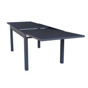 Tavolo allungabile in alluminio 135/270x90x75h cm colore Antracite mod. Hawaii