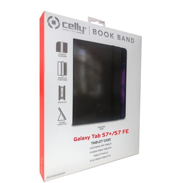Celly bookband 31,5 cm (12.4") custodia a libro nero - BOOKBAND05