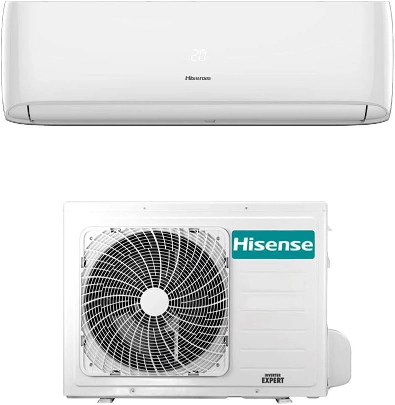 Condizionatore climatizzatore hisense split smart wi-fi incluso pompa di calore *** potenza 12000 btu/h, confezione 1