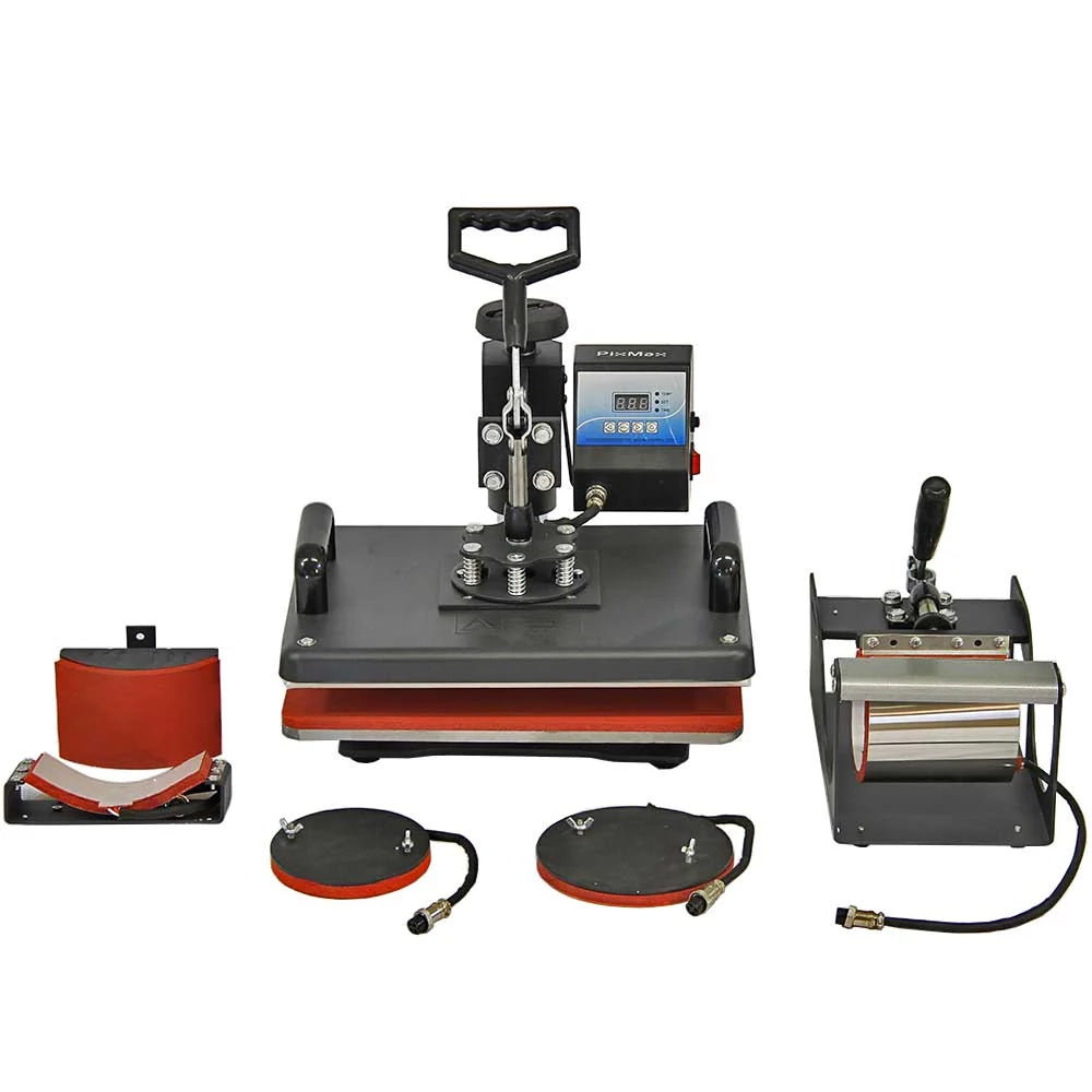 Bundle creativo PixMax 5 in 1 pressa a caldo, plotter vinile 720mm, stampante