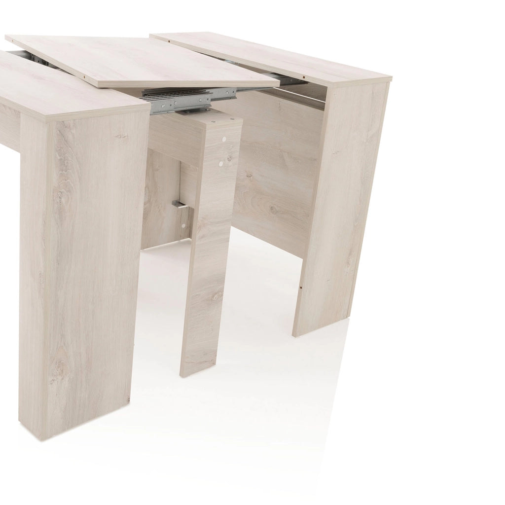 Consolle allungabile GLAM pino bianco