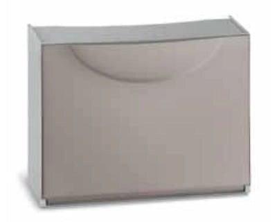 Terry 1002612 Harmony Box Scarpiera Modulare a Ribalta 3 Paia Fissabile a Parete colore Tortora