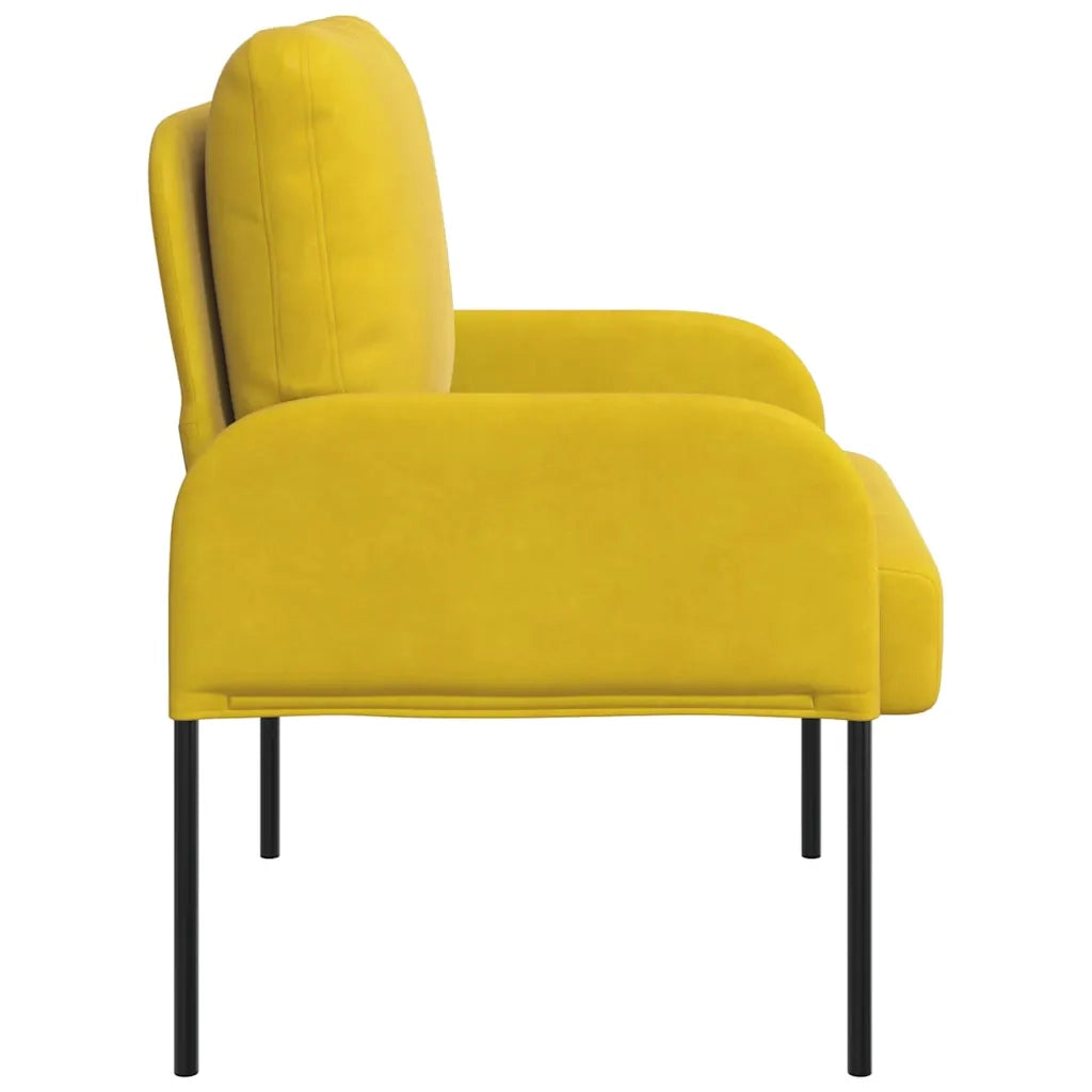 Divani con cuscino 55cm Giallo Legno compensato 42023444