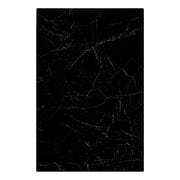 Piatto doccia in marmoresina 160x80 cm effetto marmo nero Rock Marquina SVEZIA