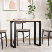 Tavolo da Pranzo Telaio a O 100x50x75 cm Legno Pino e Acciaio 3282675