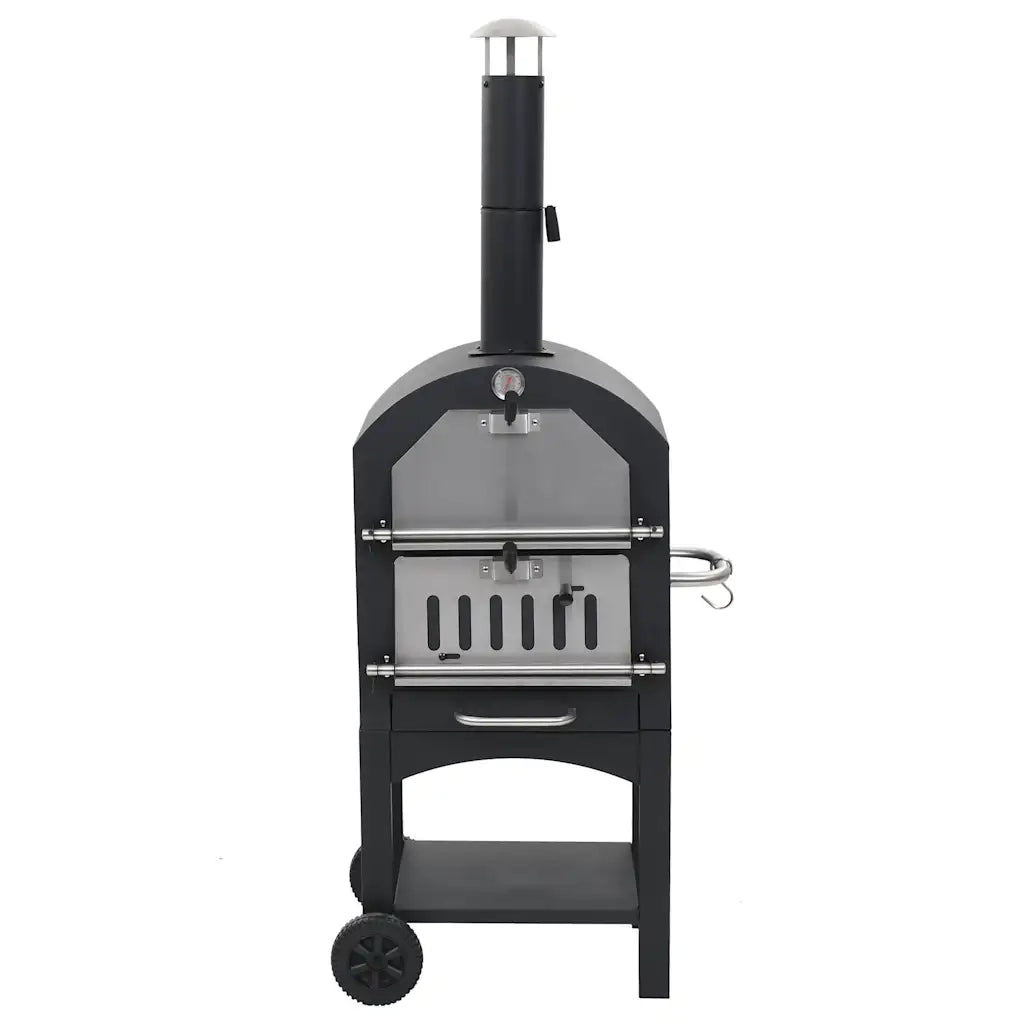 Forno Pizza Esterno a Carbonella con Pietra Refrattaria CFW1882332