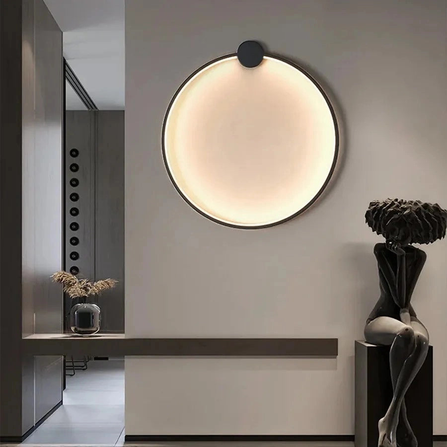 Lampada Da Parete Led App1386-cw Black 40cm