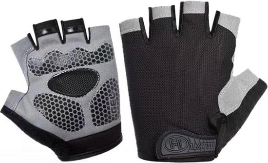 Manopole per motocicletta - mezza mano - universali - respiranti - shockassorbenti - antiscivolo - manopole sportive