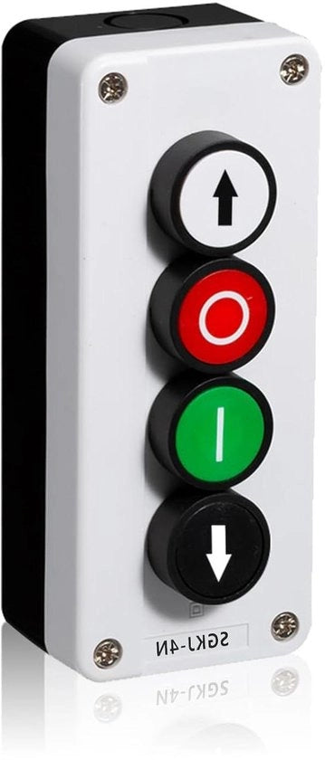 Pulsante di comando con manopola a pulsante salire scendere con ripristino automatico, pulsante di avvio e di arresto con scatola di commutazione a tempo (SGKJ-4N)