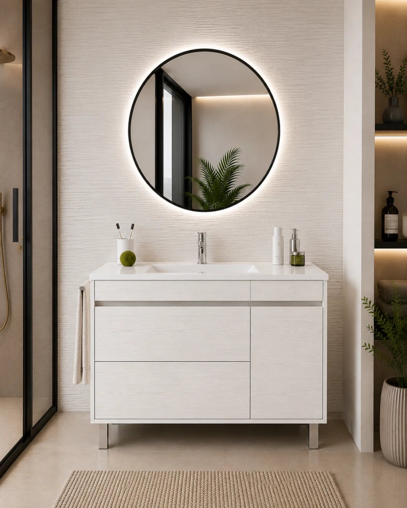 Mobile bagno con lavabo ORIGENBATH CAPRERA senza specchio 60x35 cm bianco nordico