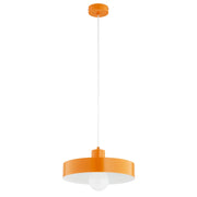 Lampada a sospensione arancio/bianco E27 15W NEVERA Alfa