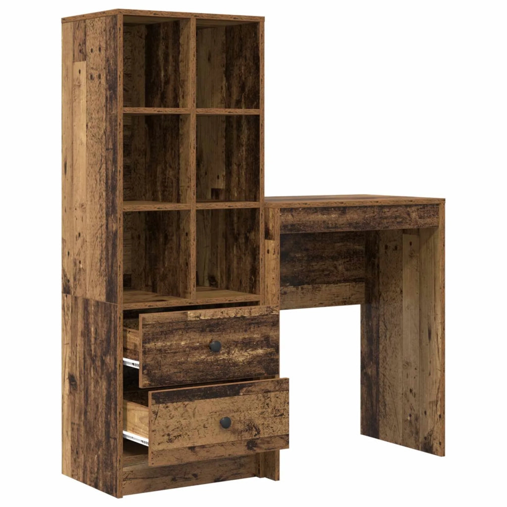 Scrivania Legno vecchio 105,5 x 34 x 127 cm 2 pz 3337303