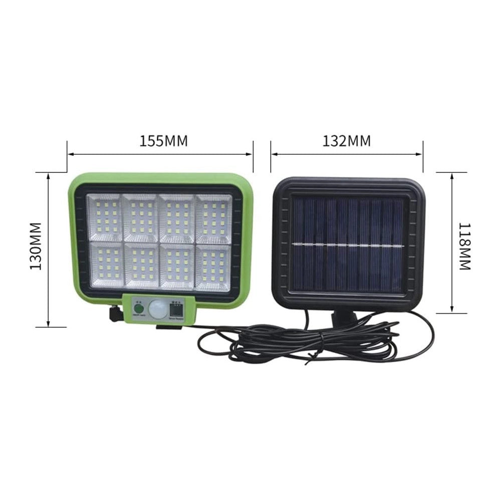 Trade Shop - Lampada A Energia Solare Sensore Movimento 3 Modalità Impermeabile Scale Giardino -