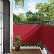 Schermo da balcone Rosso 100 x 1000 cm Tessuto Oxford 42030817