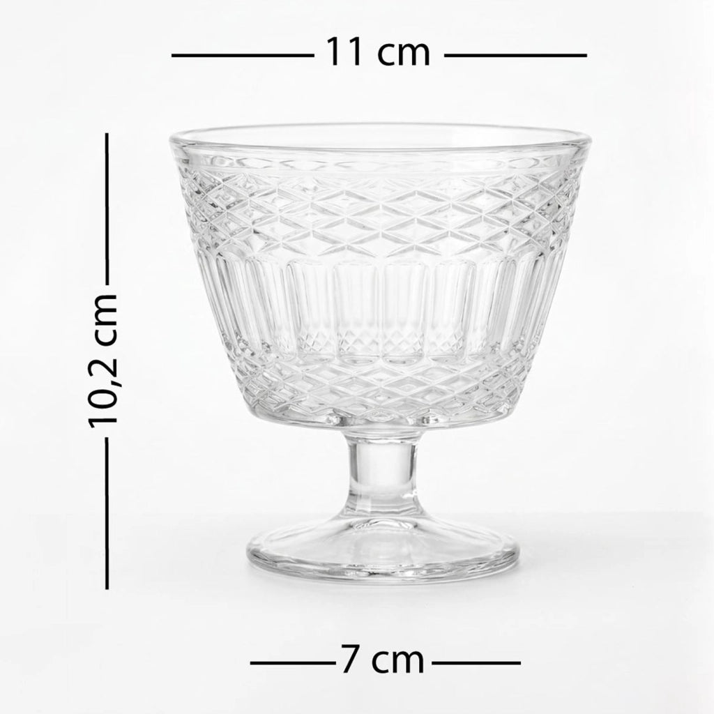 Nidatiha, Bicchieri set da 2 350 ml, Grigio Fume