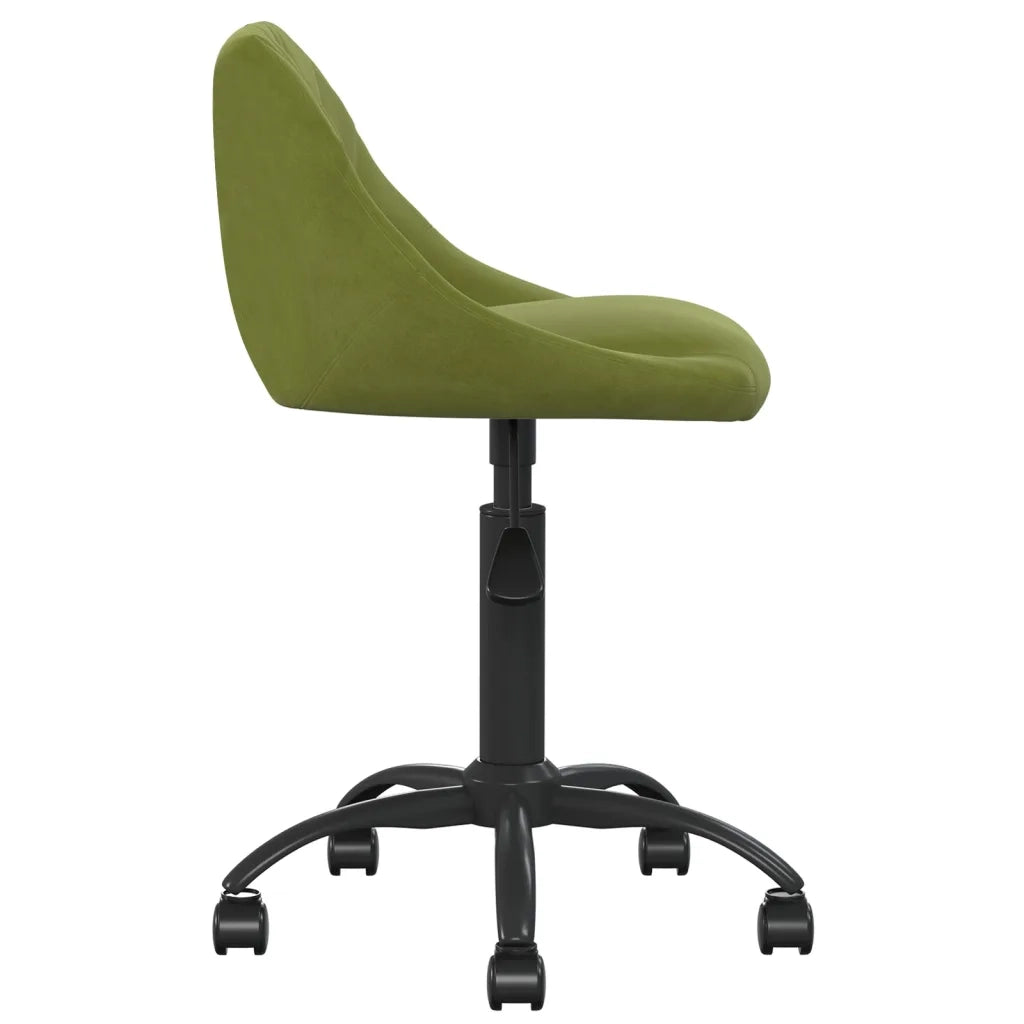 Sedia da Ufficio Verde Chiaro in Velluto 3088848