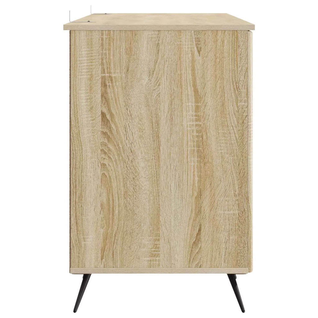Scrivania | Tavolo da Ufficio Rovere Sonoma 142,5 x 50 x 75 cm Legno ingegnerizzato