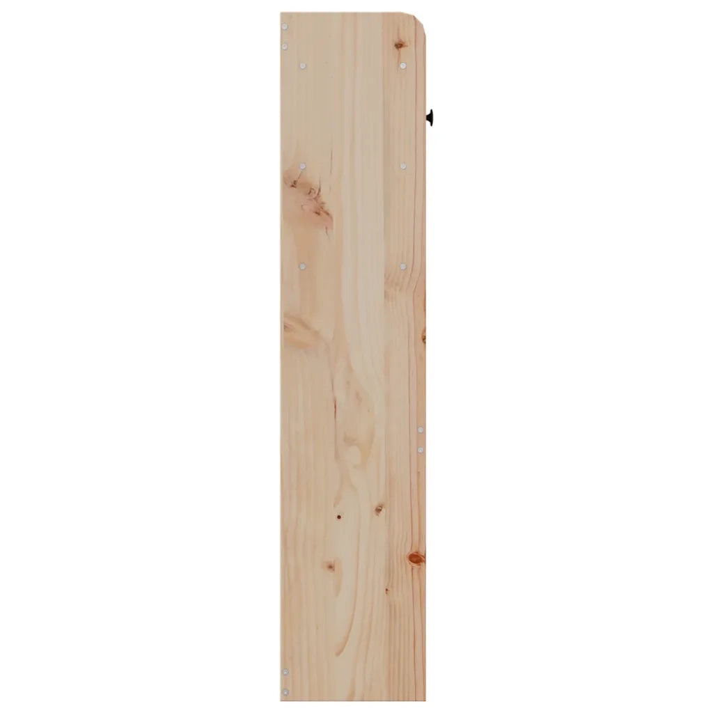 Testiera | Testata con Ripiani 135 cm in Legno Massello di Pino