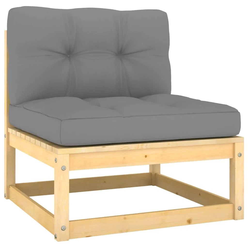 Set di mobili da giardino mobili da esterno 8 pezzi con cuscini legno massello di pino 02_0017506