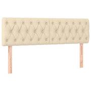 Testiera | Testata Crema 160x7x78/88 cm in Tessuto