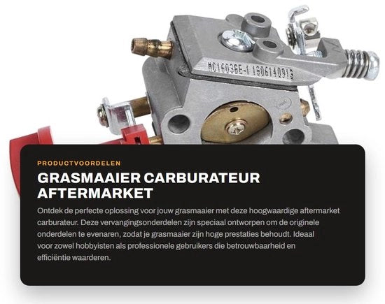 Grasmaaier carburatore - Prestazioni elevate - Carburatore trimmer - Adatto per 243R 243RJ 543RBK 543R