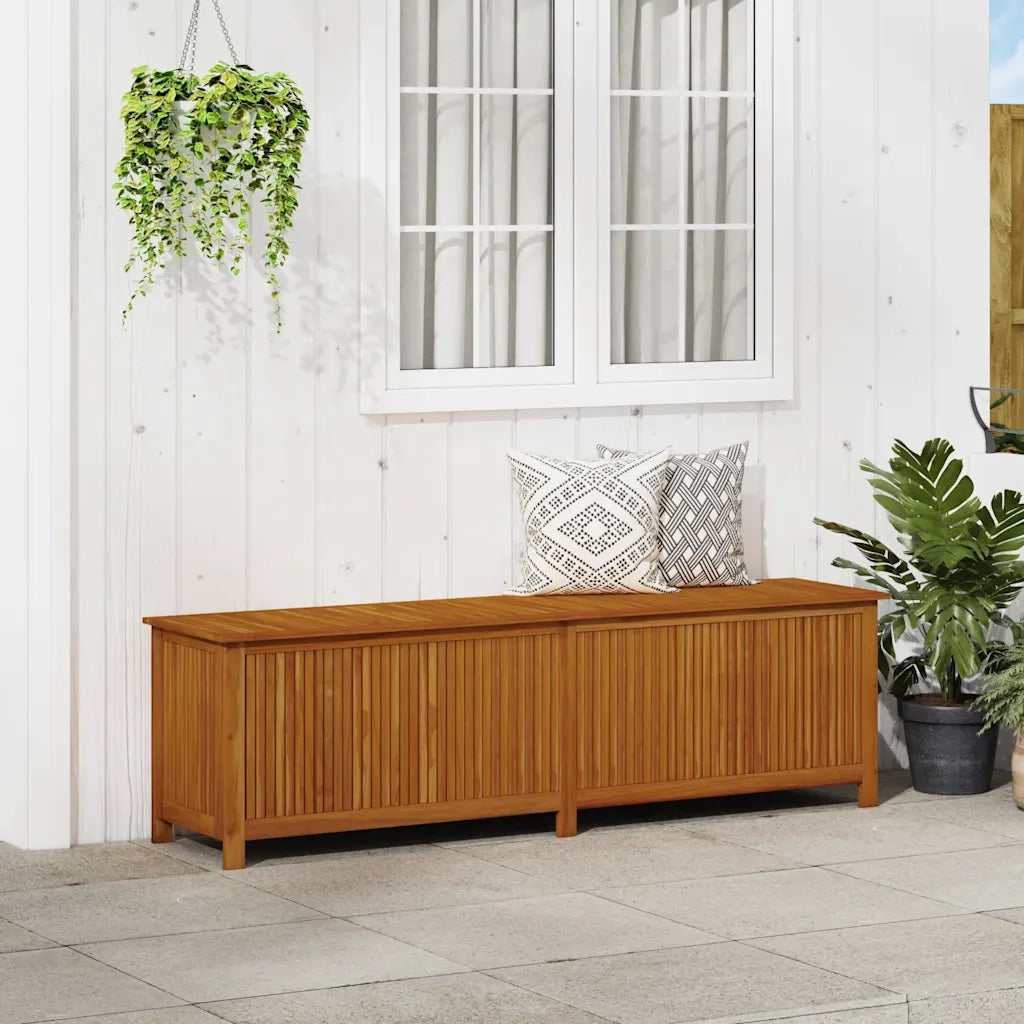 Contenitore da Giardino 200x50x58cm in Legno Massello di Acacia 316500