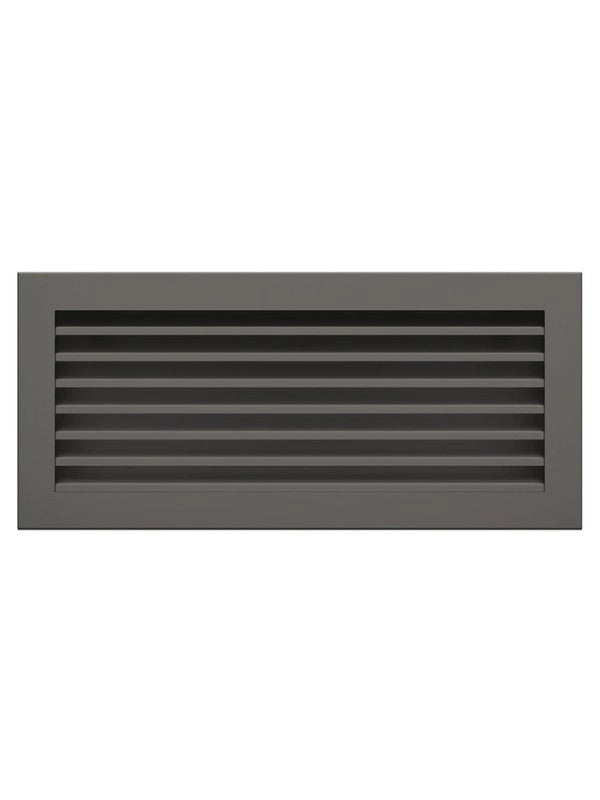 Griglia di ventilazione per camino Grafite - Hide 17x37