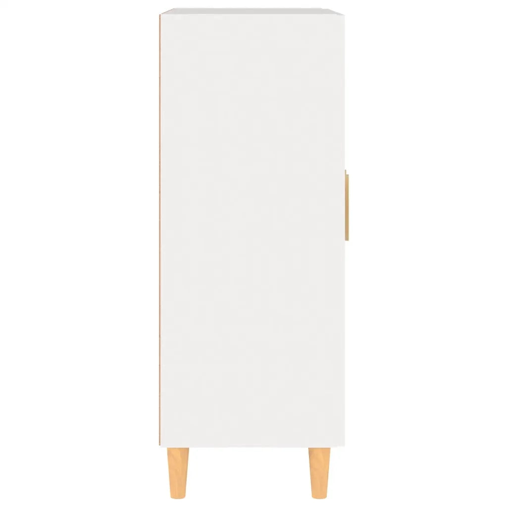 Credenza | Madia | Buffet da pranzo | Armadio da pranzo Bianca 69,5x34x90 cm in Legno Multistrato