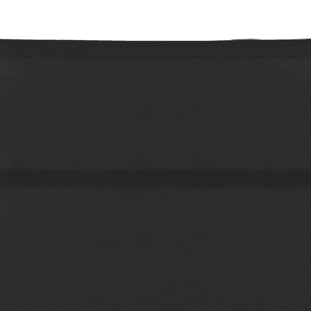 Lettino Prendisole in Textilene e Alluminio Nero 310521
