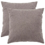 Federa 2 pcs HEERLEN Grigio Chiaro 55 x 55 cm Bouclé 912309
