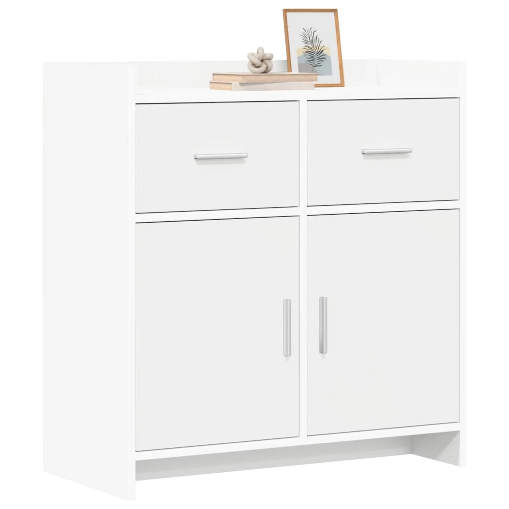 Credenza Bianco 75 x 36 x 80 cm Legno ingegnerizzato 8011115