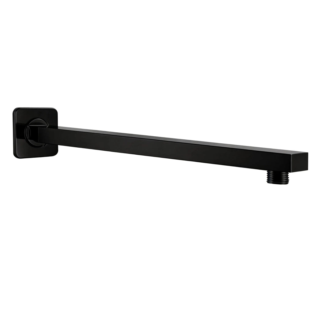 Braccio Doccia Quadrato Rea Js-9022b 40cm Black