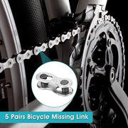 Fissaggio per bicicletta a 5 pezzi - Chiusura rapida - 6/7/8/9/10 velocità - Acciaio - Resistenza alla trazione 950 kgf - Facile da installare