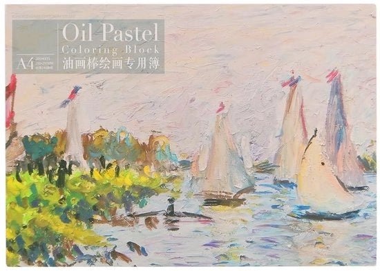 Papier a olio e acqua A4 - 20 fogli - 210x297mm - Idoneo per olio e acqua - Superficie strutturata - Versatile per artisti - Carta per disegno