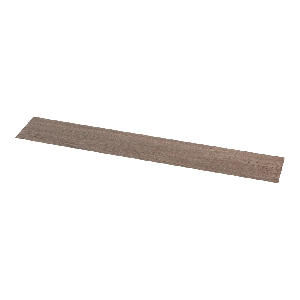 Piastrelle Adesive in PVC (7 listoni = 0,975 m²) Laminato Vinilico Fai da Te Pavimentazione Autoadesiva Rivestimento per Spazi Interni - Rovere Chiaro Medio