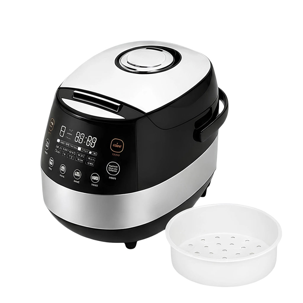 Multicooker Elettrico e Cuociriso Touch con 10 Programmi 5L 900W Nero Avizar