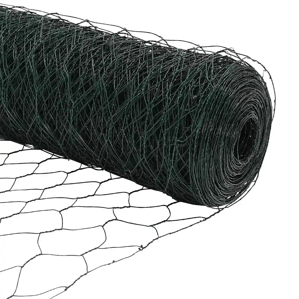 Recinzione da Giardino | Recinzione Esagonale Verde 1 x 100 m PVC