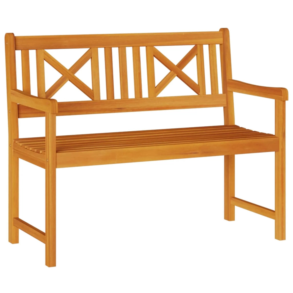 Panchina da esterno | Panchina da Giardino | Panca da Giardino Naturale 110 x 56 x 90 cm