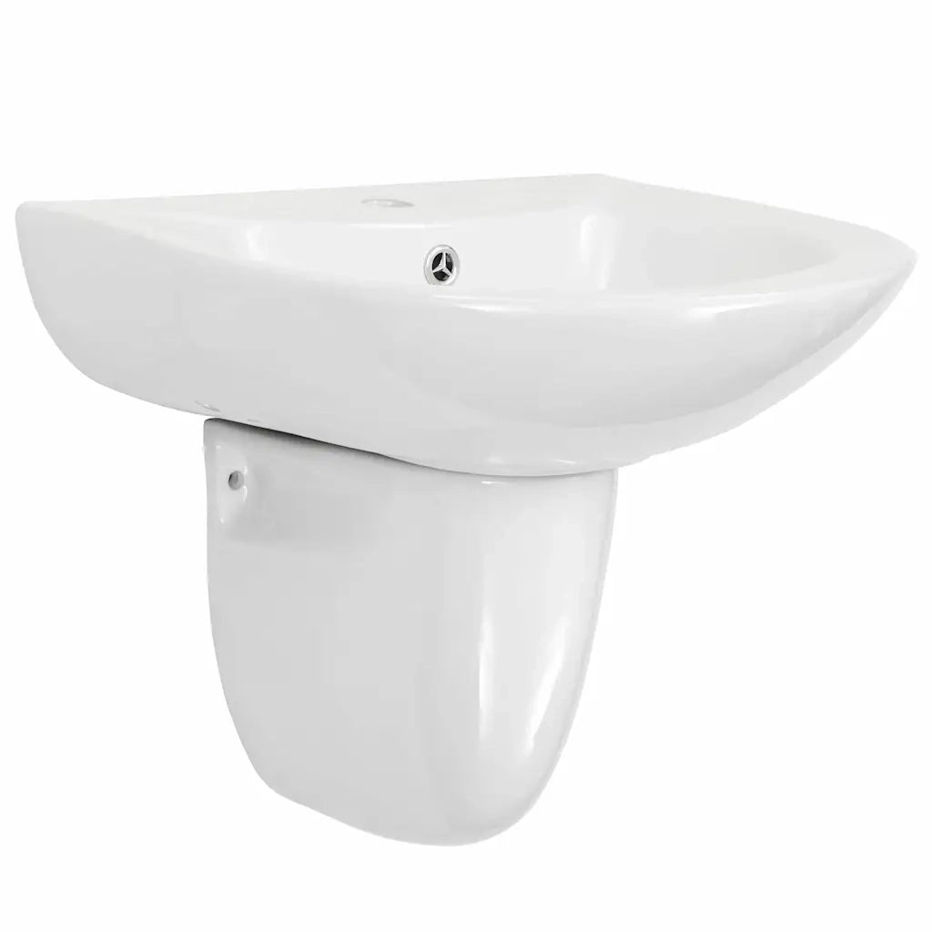 Lavabo Bianco 52 x 45 x 49 cm Ceramica Smaltata 143007