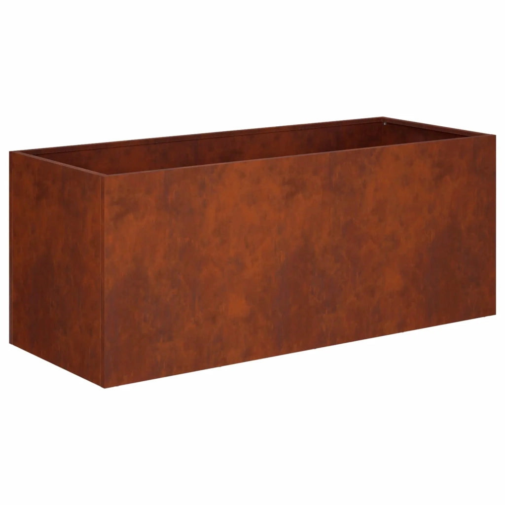 Vaso da giardino Ruggine 80 x 40 x 40 cm Acciaio Corten 8005244