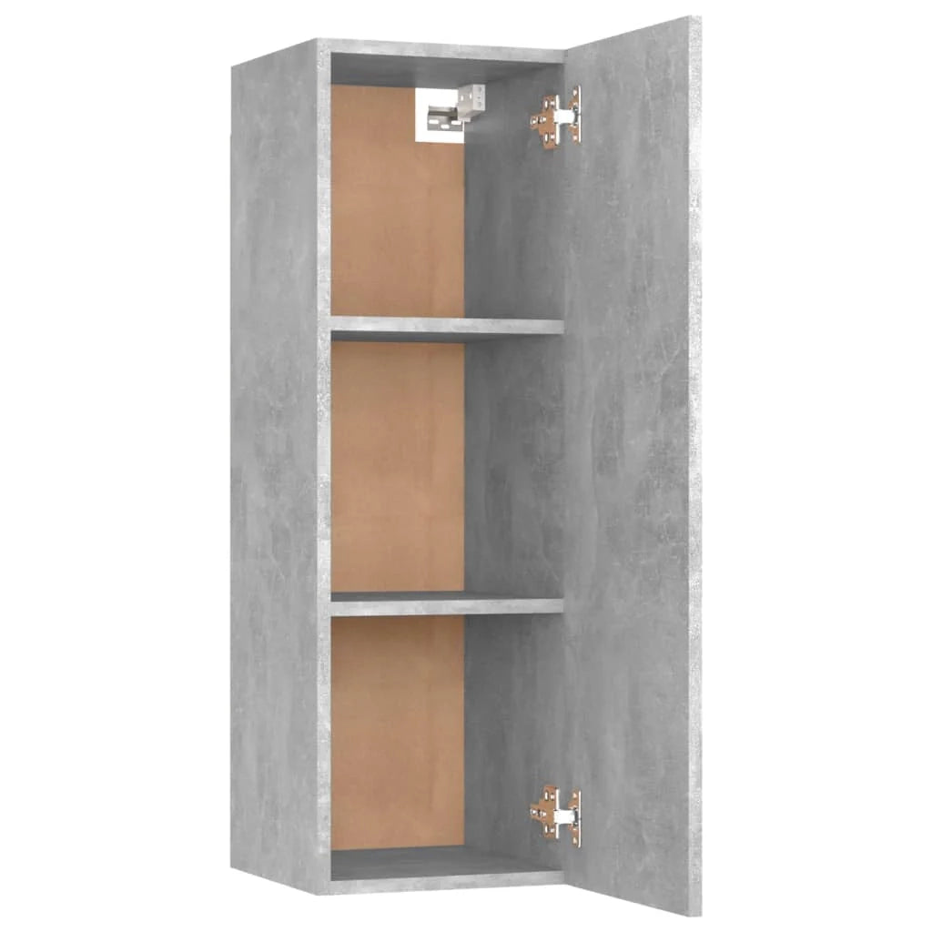 Mobile TV multimediale mensola TV credenza TV sala da pranzo soggiorno camera da letto 30,5 x 30 x 90 cm legno ingegnerizzato grigio 02_0026125