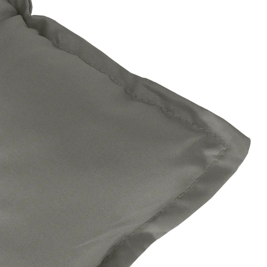 Cuscino Panca Giardino-Cuscini per panchina da esterno Grigio Scuro M¨¦lange 120x50x7 cm Tessuto