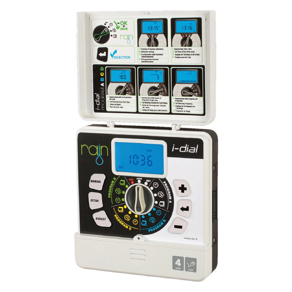 1pz centralina rain 'i-dial' 4 stazioni - 24vac grigio cod:ferx.6119956nlm