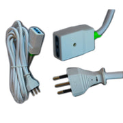 Trade Shop - Prolunga Corrente Elettrica Cavo 3 5 10 Metri 220v Bipasso Spina Italiana Presa -    -3 Mt   -